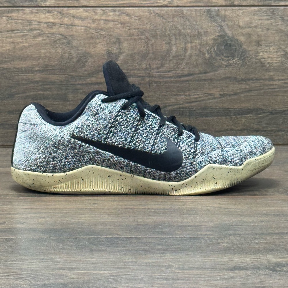 Nike Kobe 11 Shoes Mens 11 XI Elite Low Oreo Mamba Basketball 822675-100